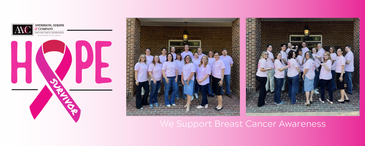 Anderson, Adkins & Co. go pink for breast cancer awareness