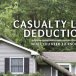 fallen tree on a house and title Casualty Loss Deduction